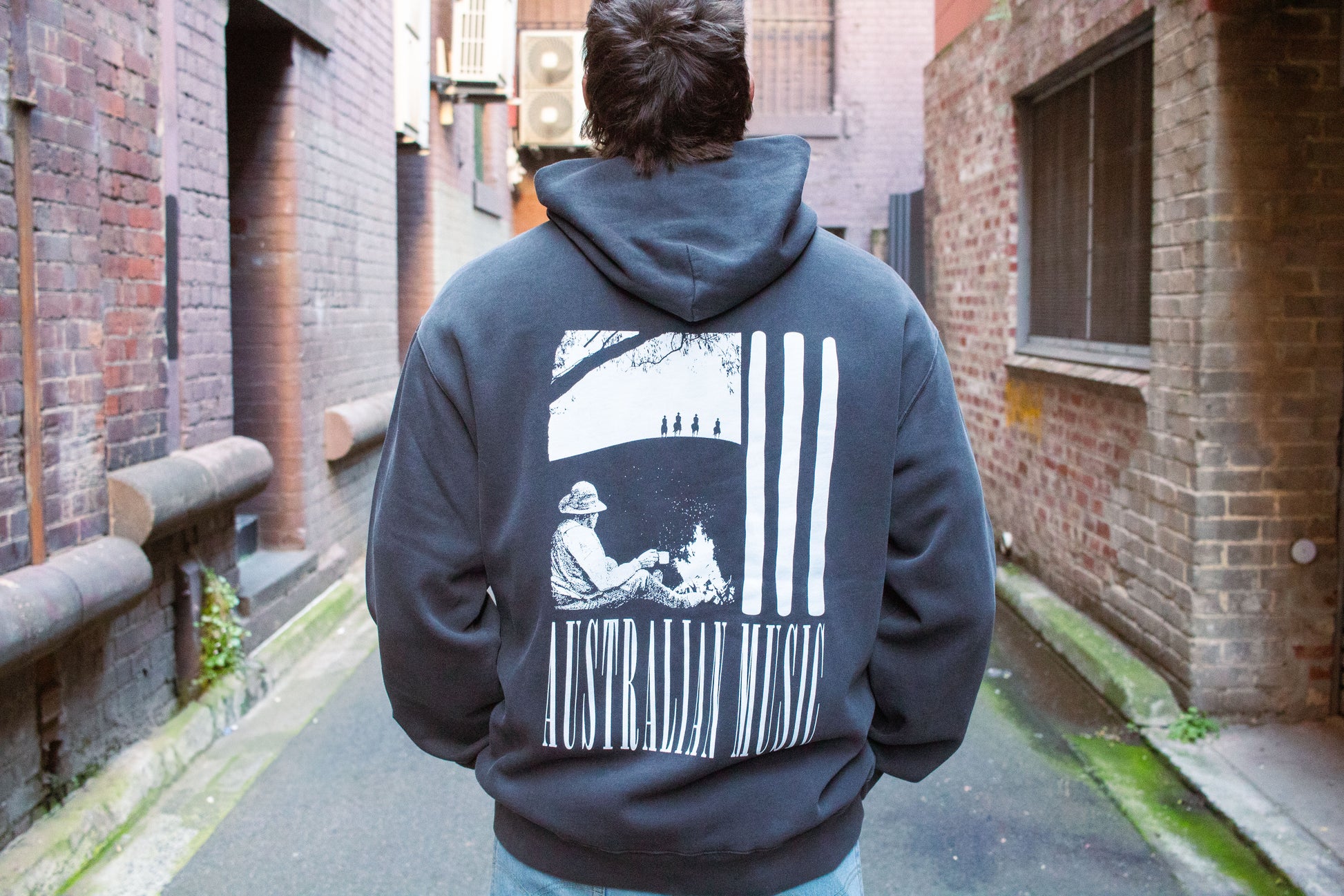 (Pre-Order 6 Weeks, Free Shipping) Australian Music Hoodi
